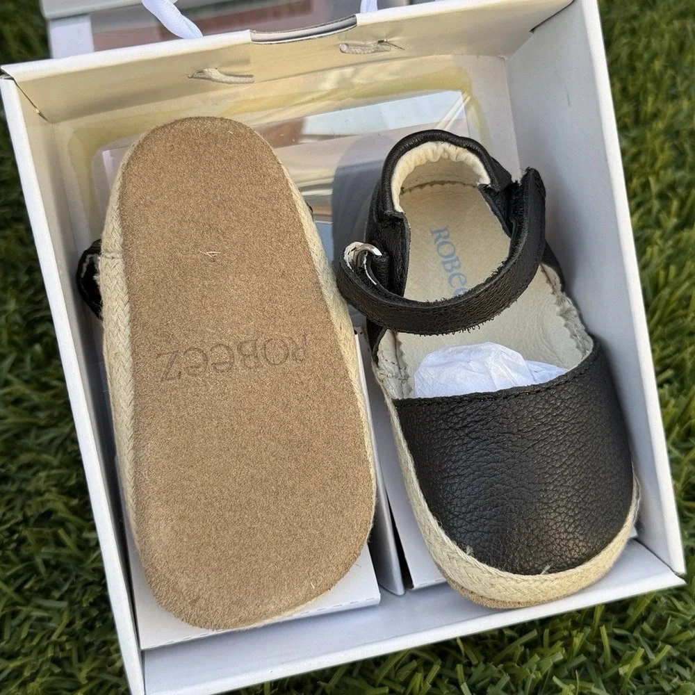 Robeez First Kicks Mary‎ Jane Baby Shoes 9-12M